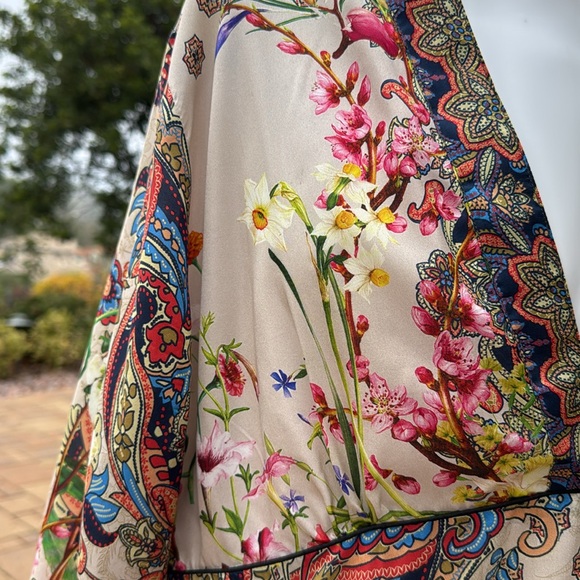 Johnny Was Tierra Zonia Silk Maxi Dress - Picture 11 of 11